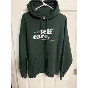 Mac Miller Swimming Self Care Hoodie Green Gildan Heavy Blend Size Large